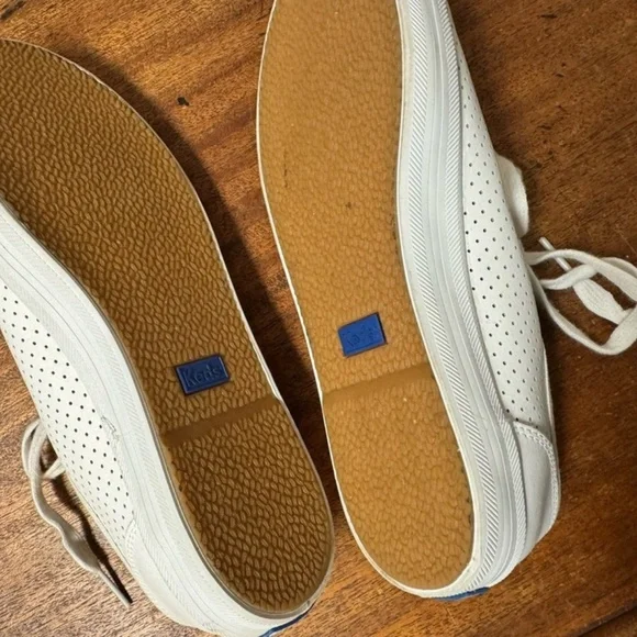 Keds, Woman, Casual Shoes, White, Size 6, Fake leather, Lace Up, Ortholite.! - Picture 7 of 8